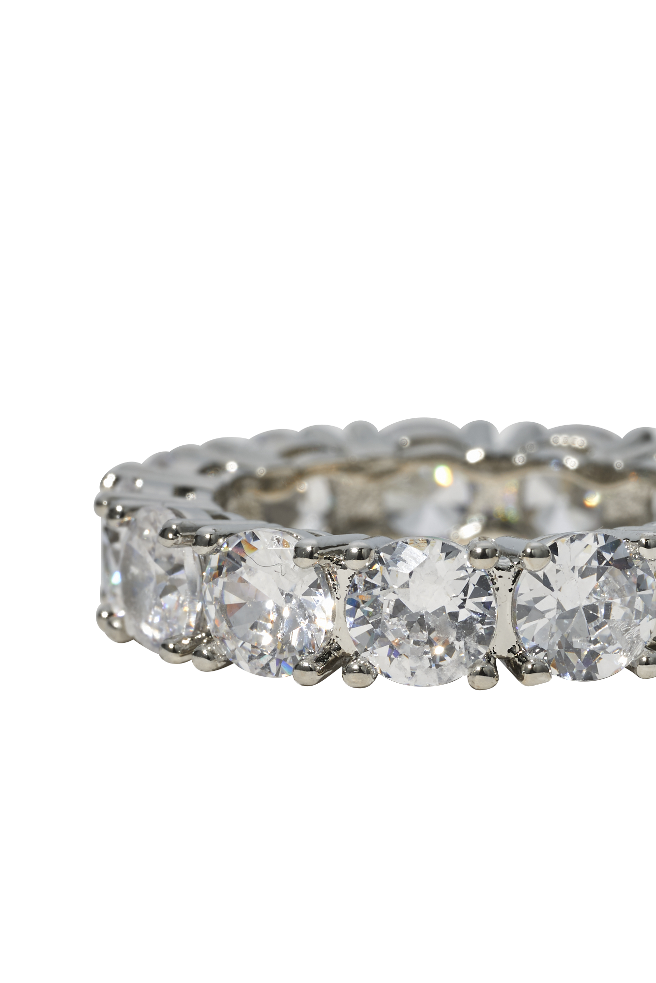PRINCESS CUT CRYSTAL RING