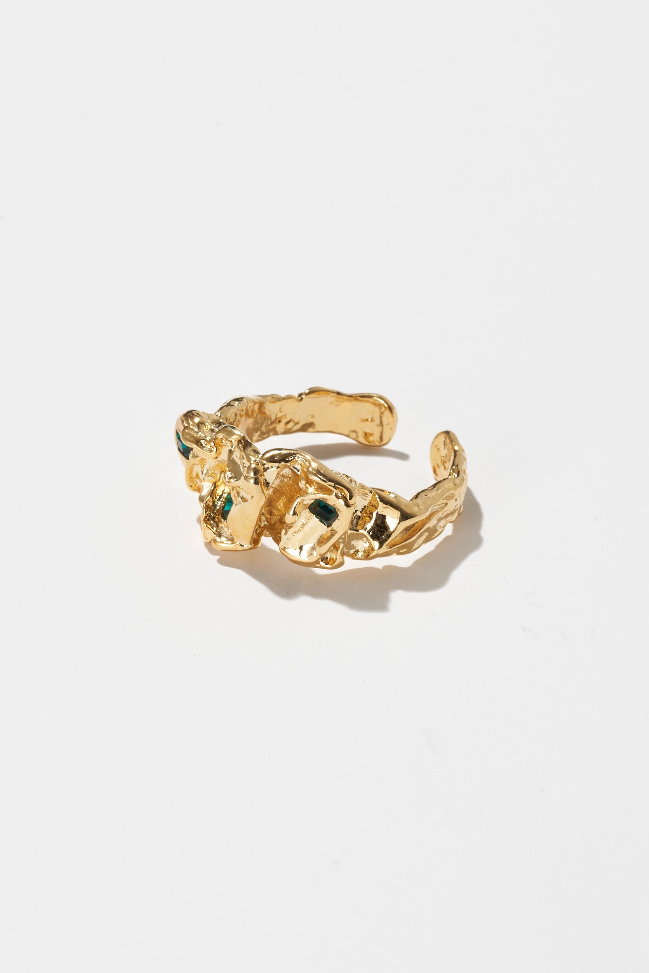 THE BRANCHES EMERALD RING GOLD