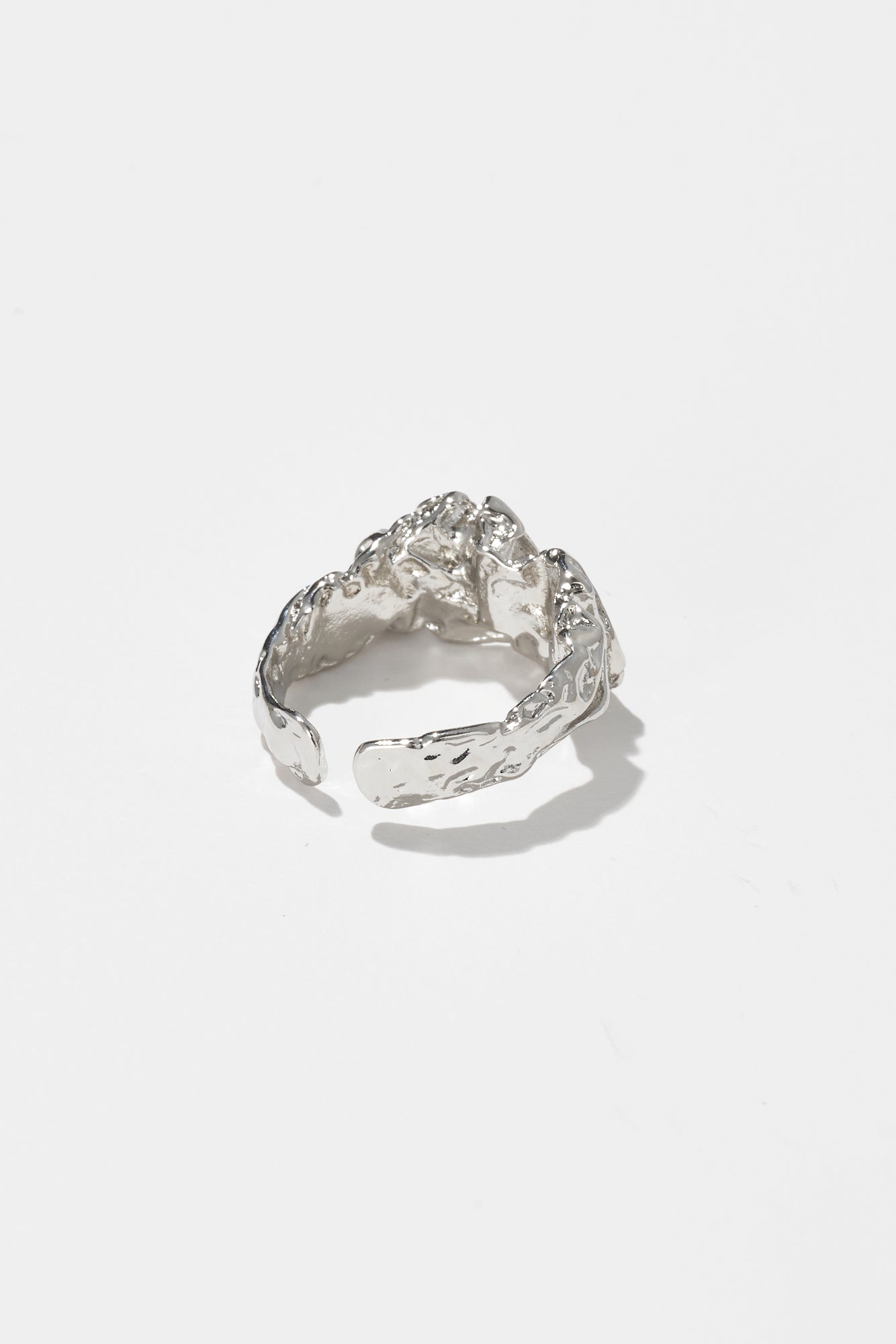 THE BRANCHES EMERALD RING SILVER