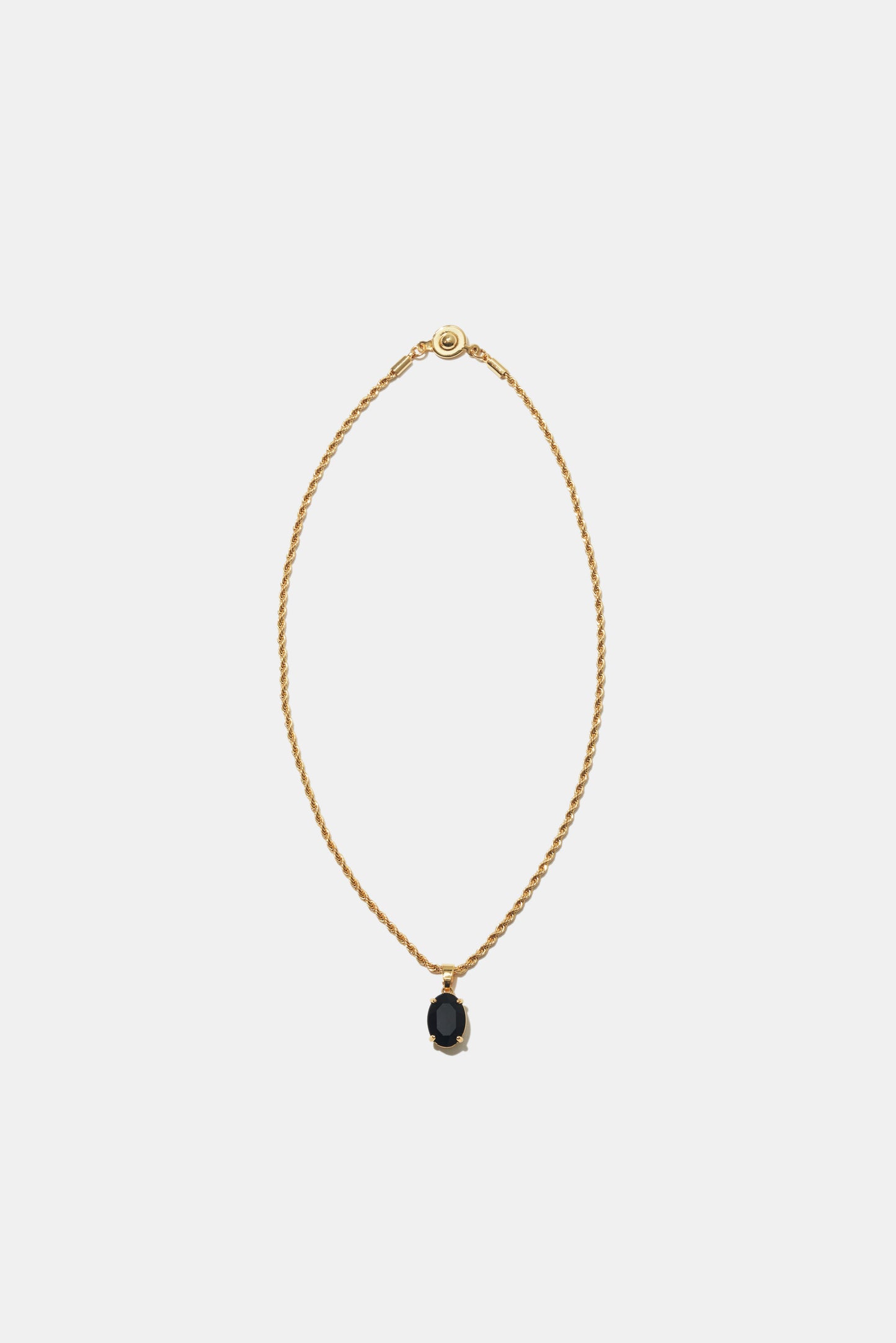 SWAROVSKI STONE NECKLACE BLACK
