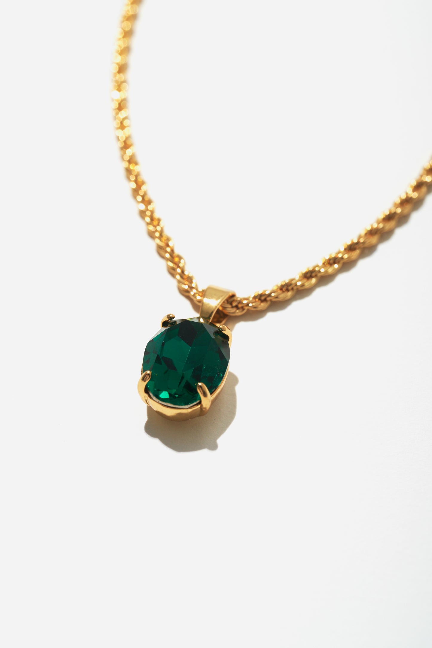 SWAROVSKI STONE NECKLACE GREEN