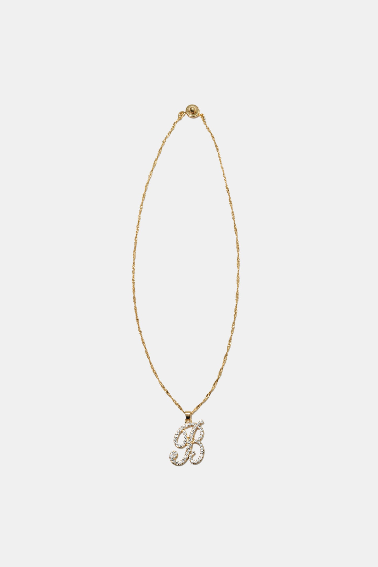 ICY “B”NECKLACE