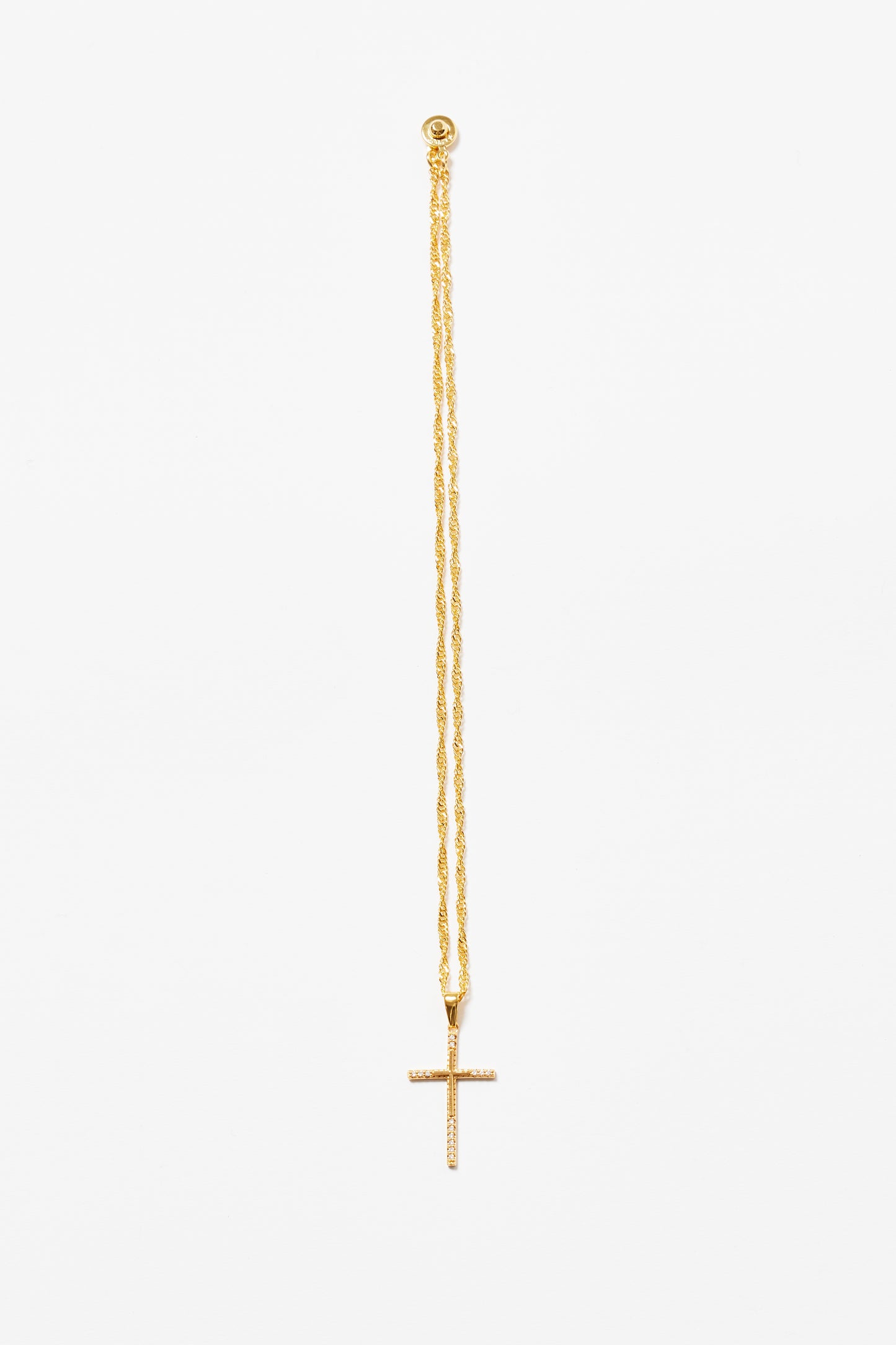 PENDANT CROSS NECKLACE CRYSTAL