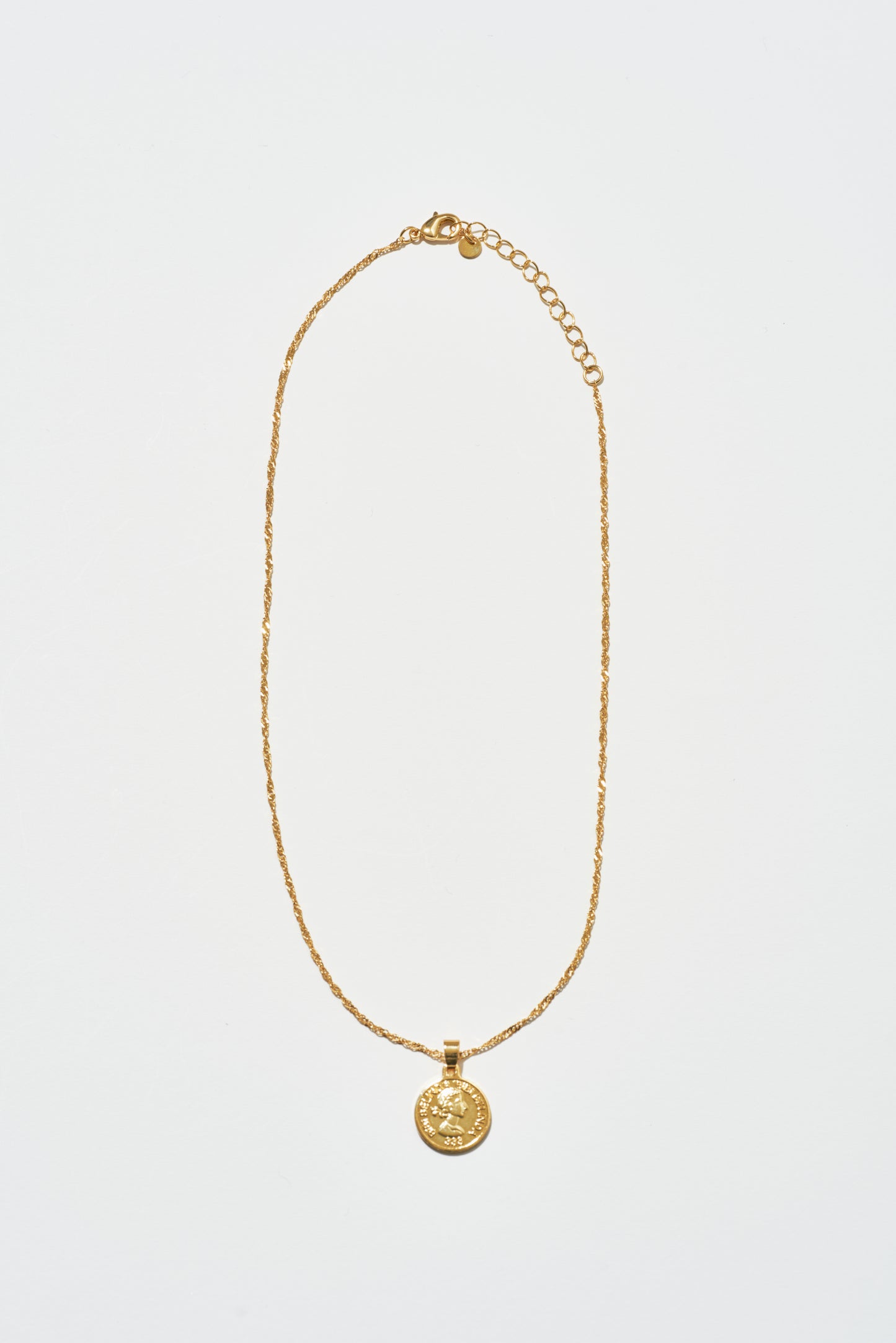 GOLD BELINDA COIN NECKLACE