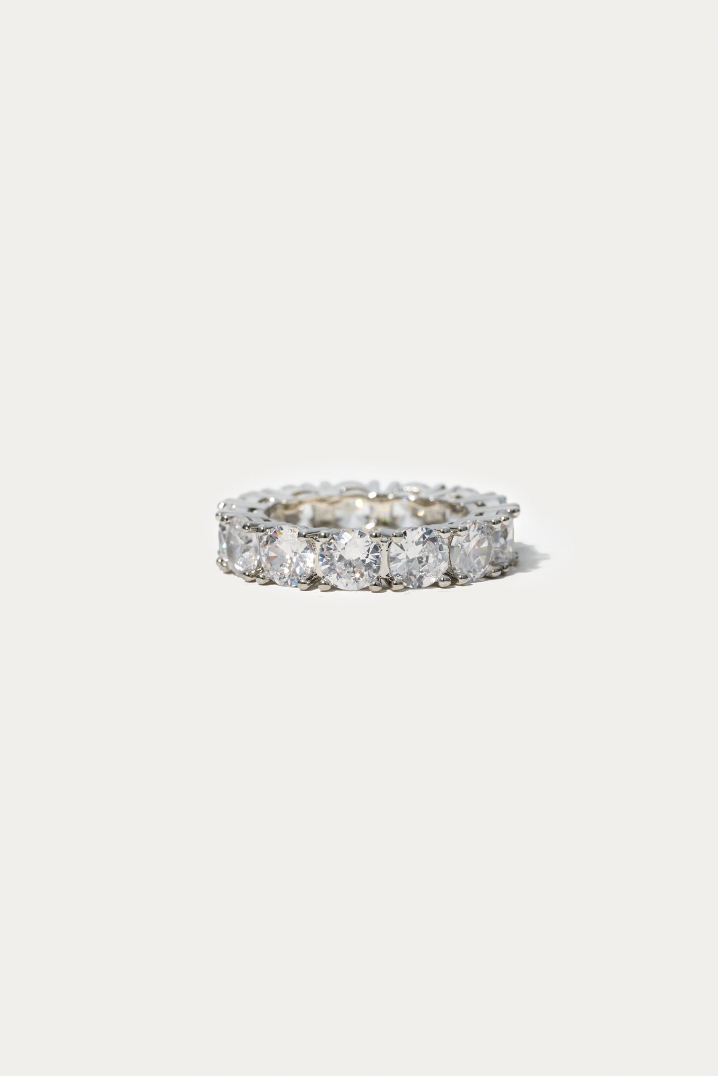 PRINCESS CUT CRYSTAL RING