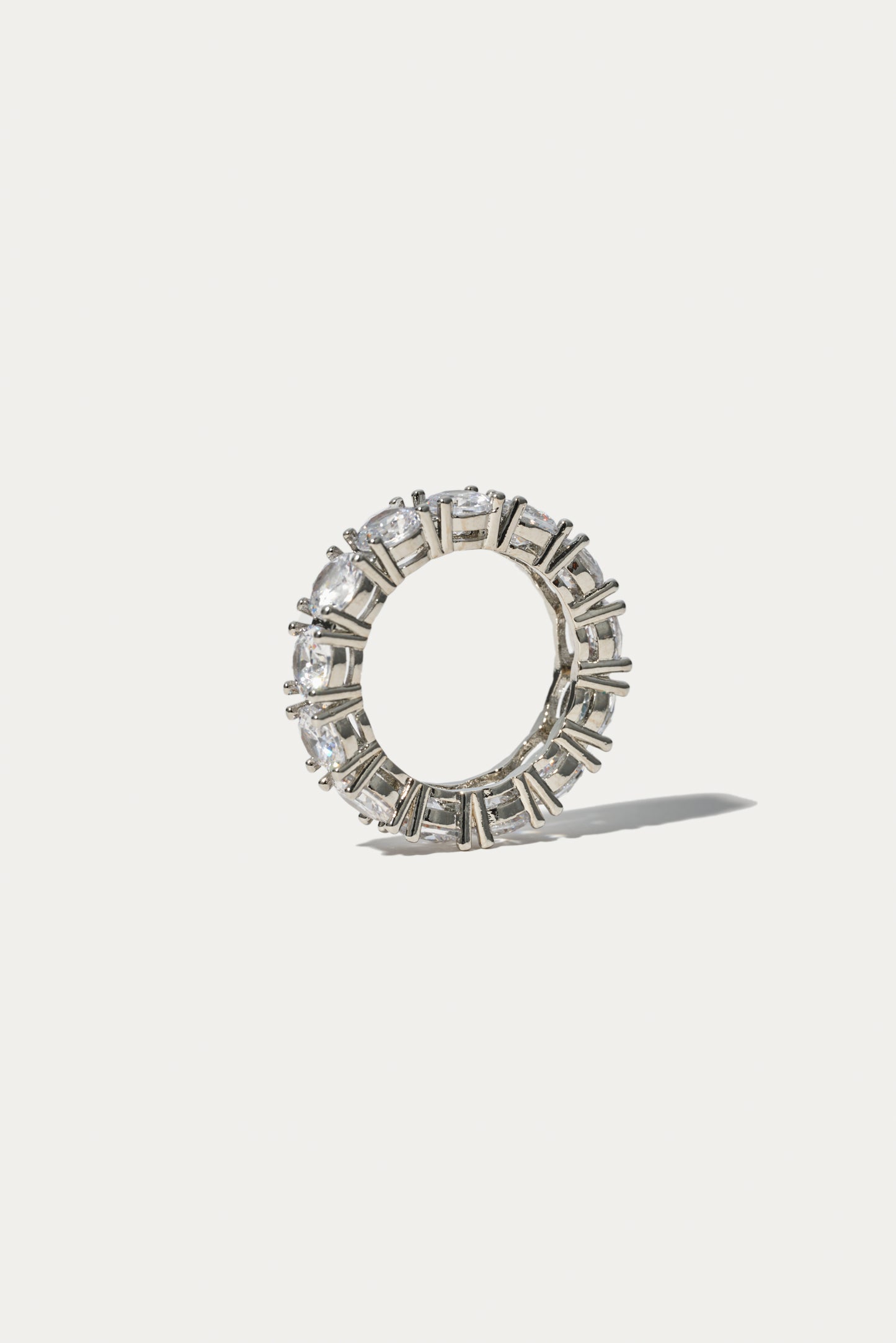 PRINCESS CUT CRYSTAL RING