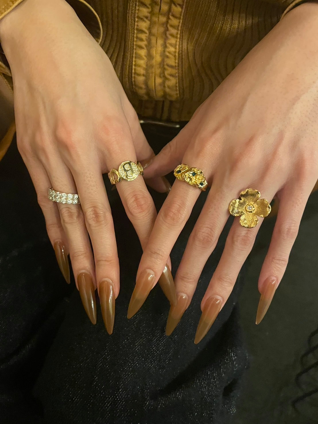THE BRANCHES EMERALD RING GOLD