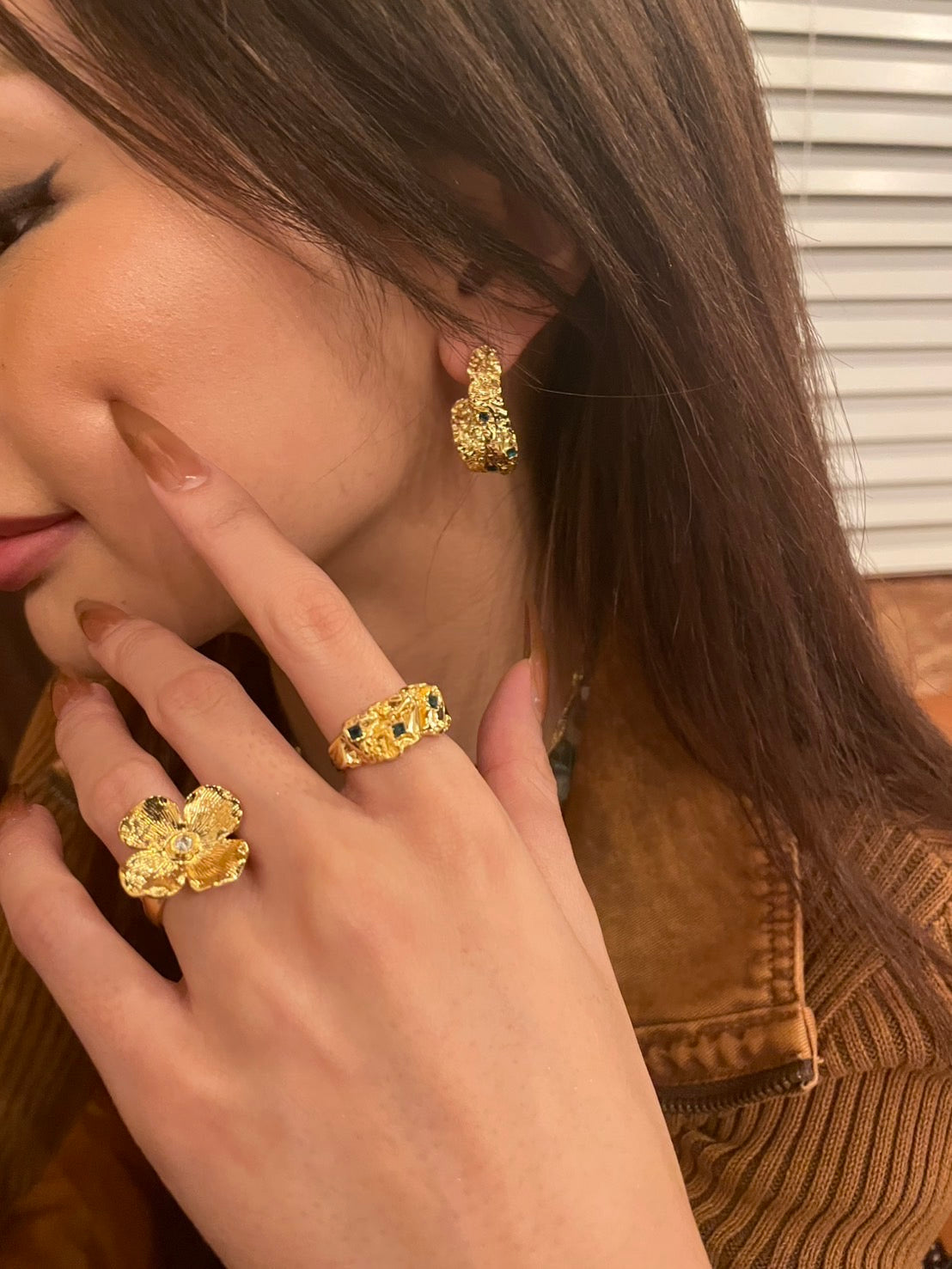 THE BRANCHES EMERALD RING GOLD