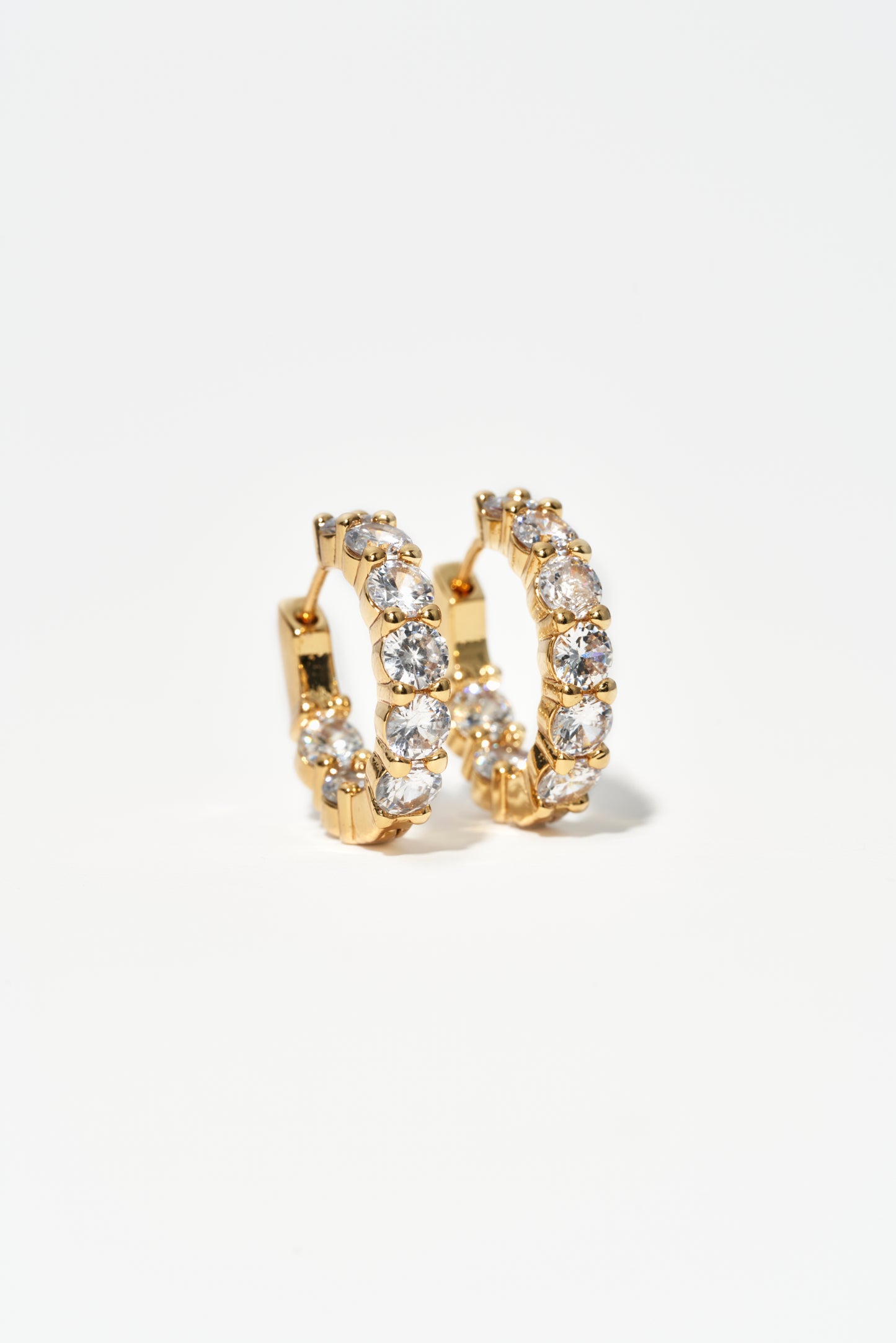 THE MINI CRYSTAL HOOPS