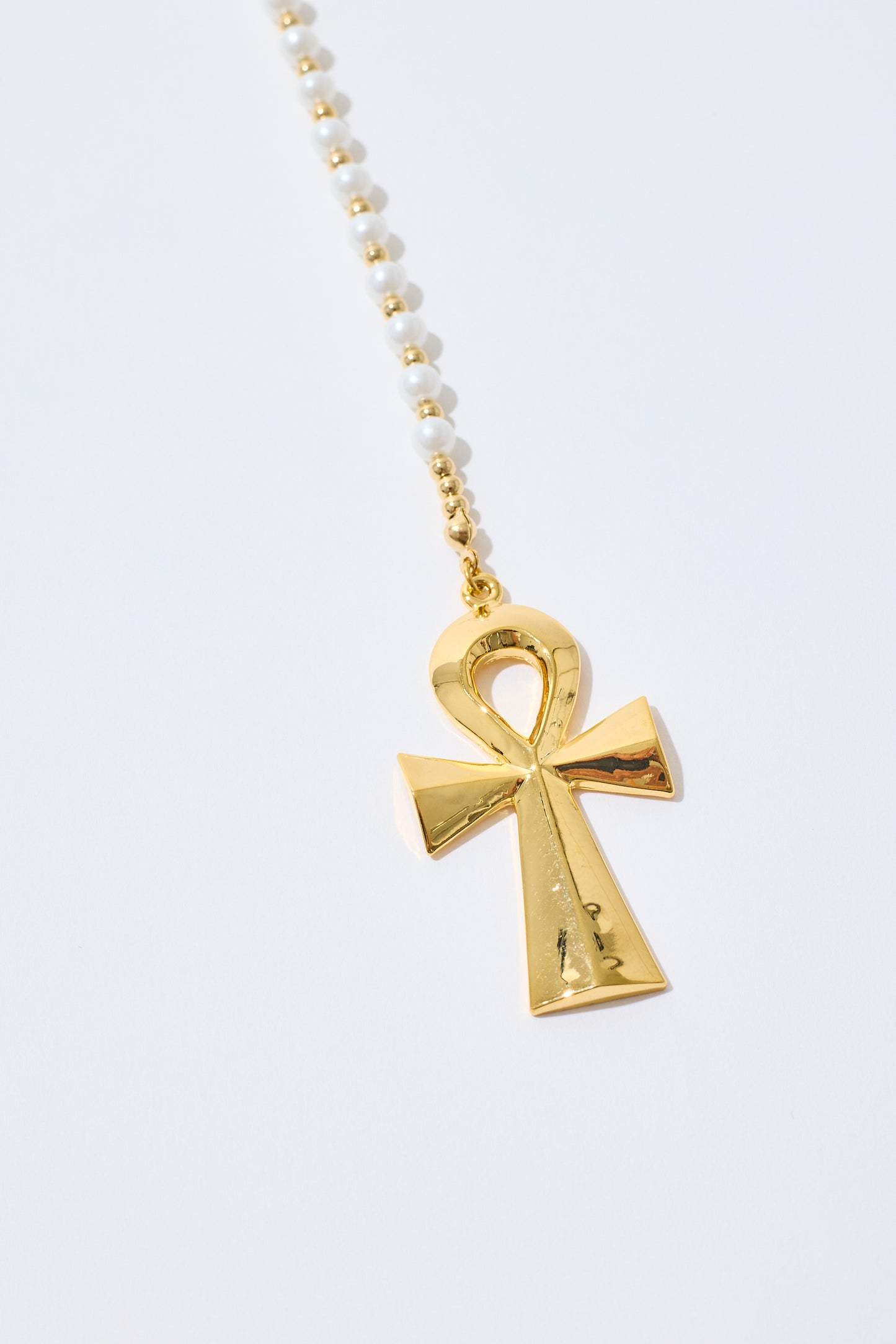 ANKH ROSARY NECKLACE