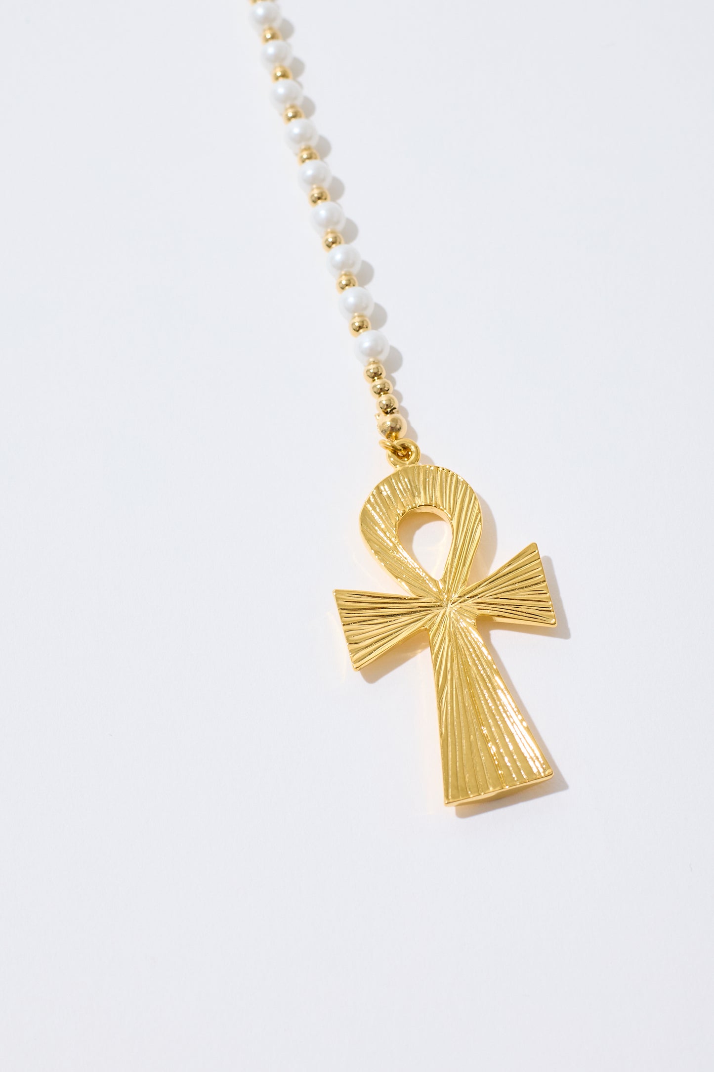 ANKH ROSARY NECKLACE