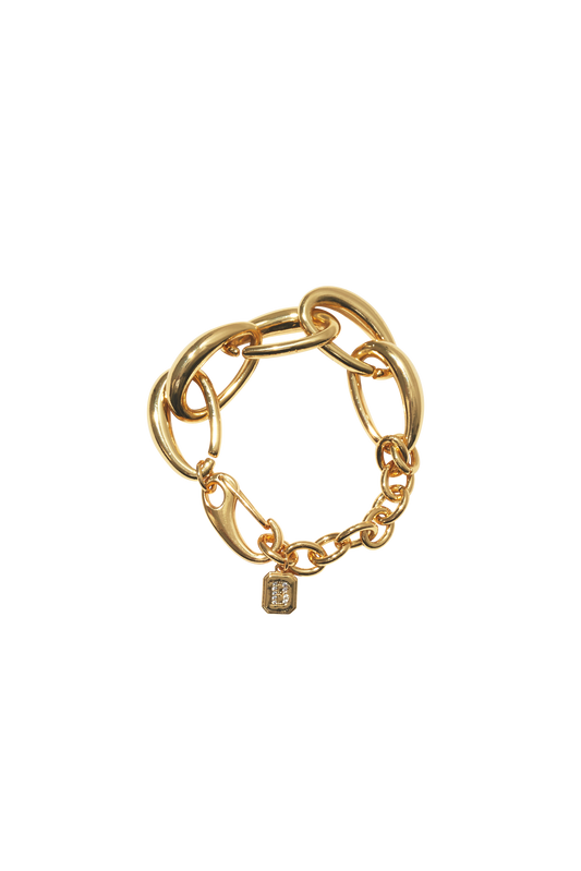 OVAL LINK CHAIN BRACELET