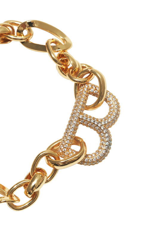 BELCHER ROUND “B” BRACELET