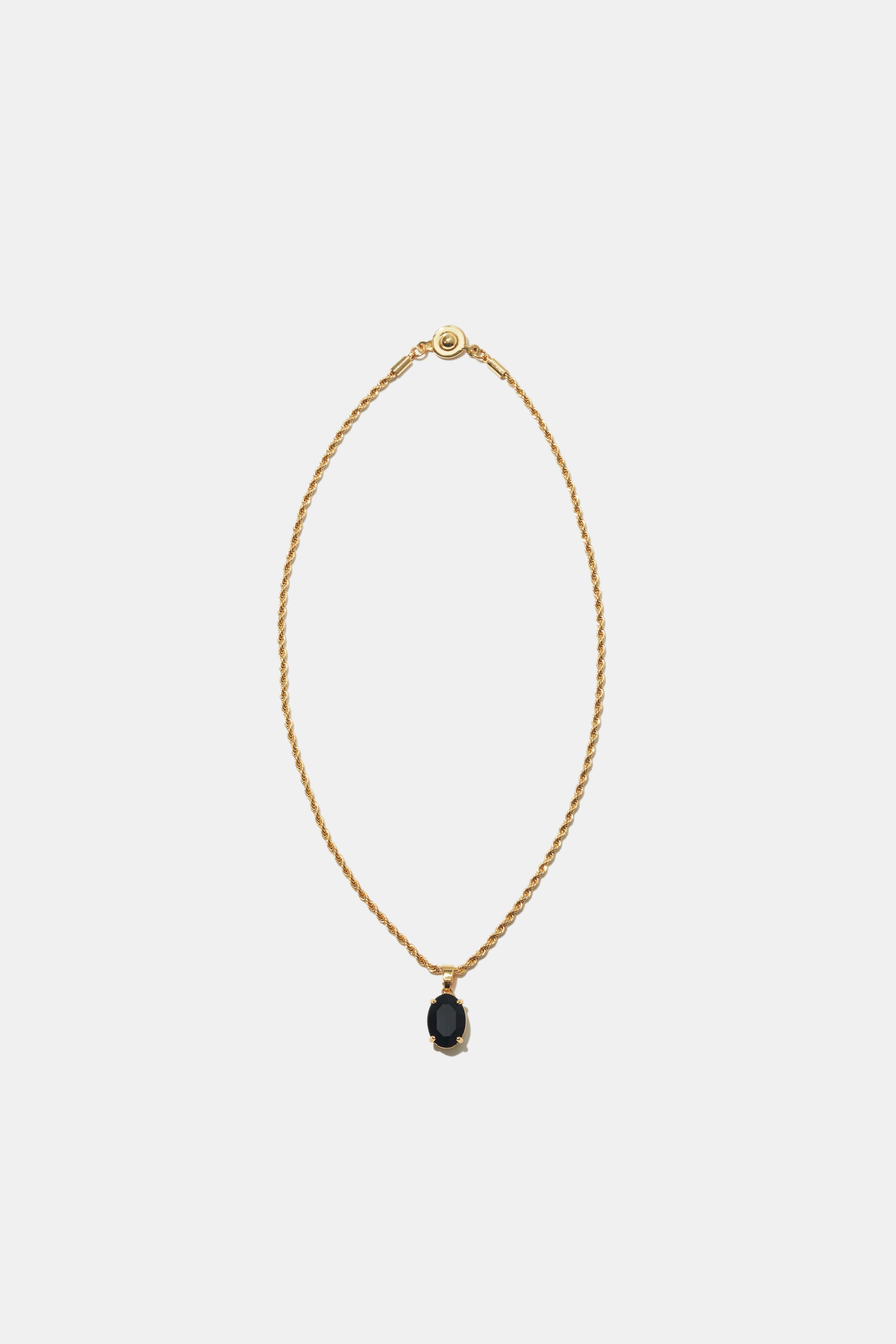 SWAROVSKI STONE NECKLACE BLACK