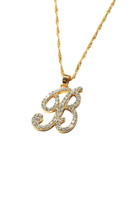 ICY “B”NECKLACE