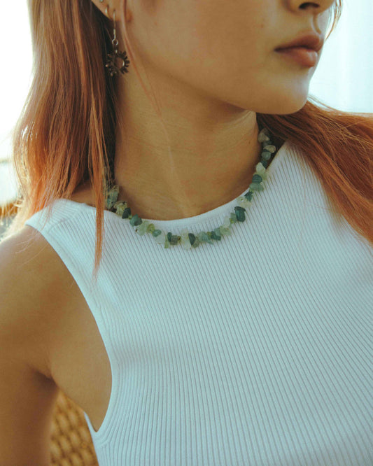 GREEN OCEAN NECKLACE