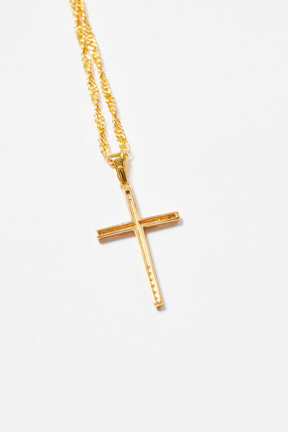 PENDANT CROSS NECKLACE CRYSTAL